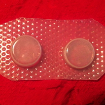 2 pairs stud resin moulds