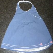 Navy Blue Halter With Lady Bugs-Gymboree Size 18-24 Months