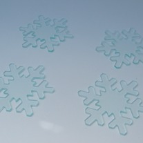 Set of 4 Objectify Snowflake Drink Coasters