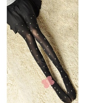 Bowknot Printed Panty Hose