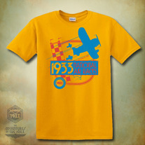 1933 Gold Air Race Shirt