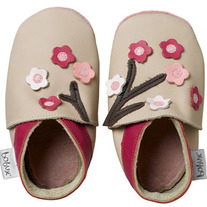 Bobux Beige Blossom Flowers