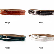 Snake print belt