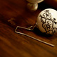 Black and White Porcelain Blossom Earrings - Thumbnail 1