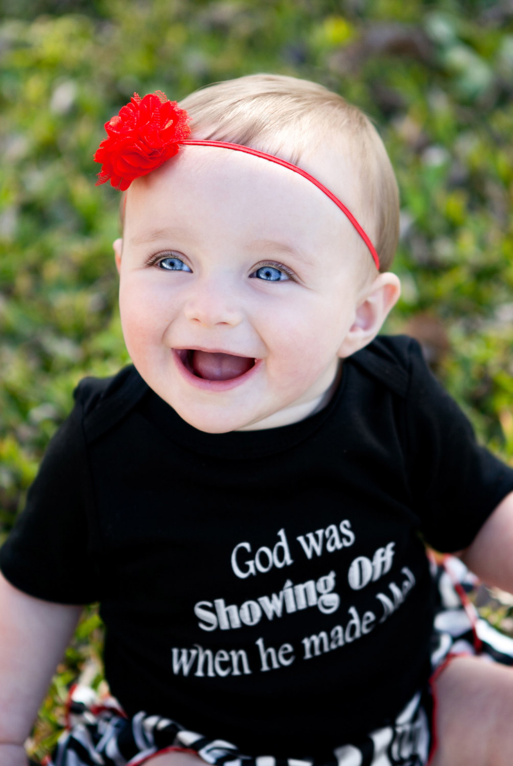 Christian Baby Onesies®, God Onesie, Christian baby girl onesie