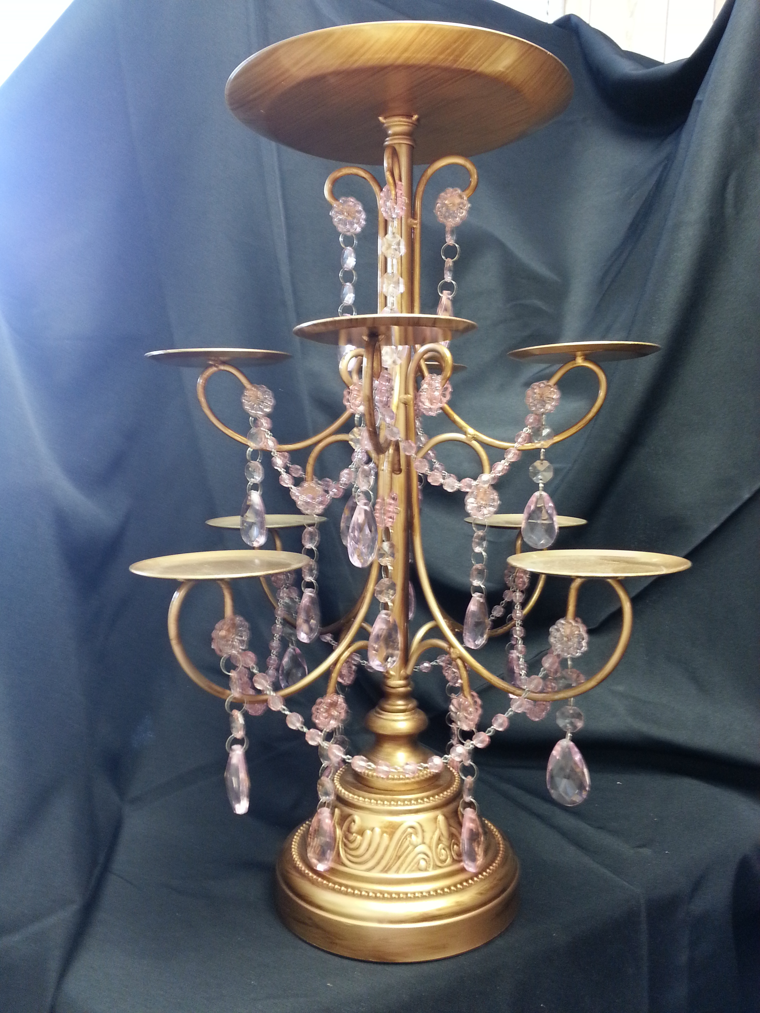 Chandelier Cupcake Holder. Madeleine Collection' 12 Piece Cupcake Stand