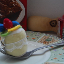 Kawaii Fruit Cake Cellphone Plush