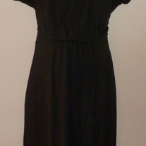 Black Short Sleeve Dress-Alfani Woman Size 1X