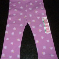 Purple Heart Leggings-NEW-Circo Size 18 Month