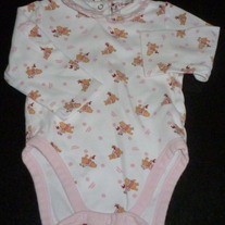 Long Sleeve Winnie the Pooh Onesie-DisneyStore Size 12 Months