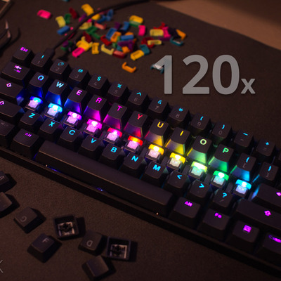 Led color changers 120 pack, for cherry mx keyboard