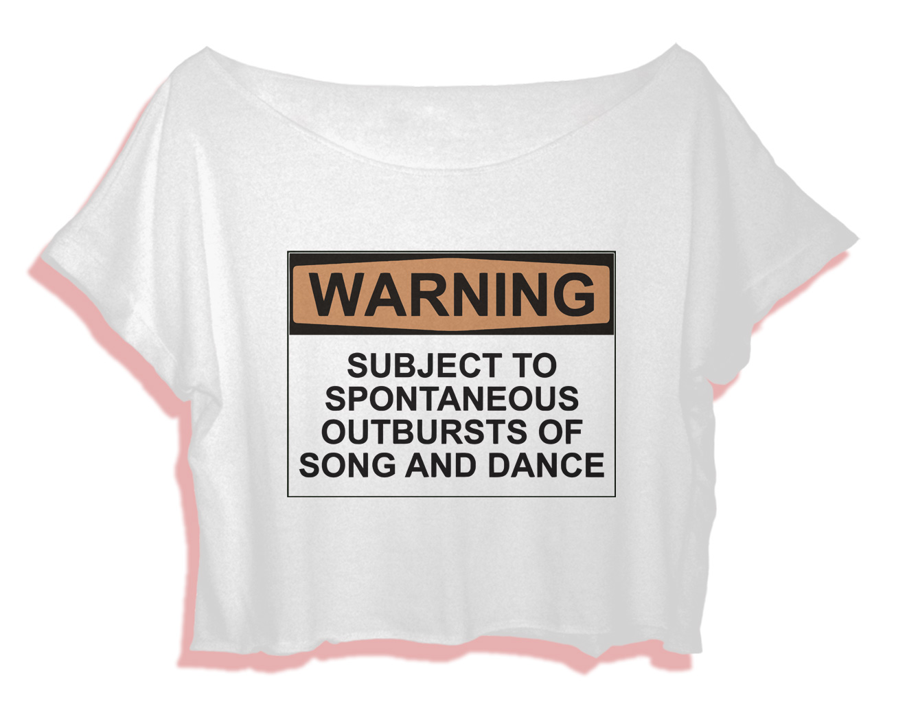 best ballet quotes shirt women crop top warning song and dance crop