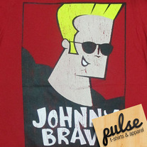 Johnny Bravo Red Unisex T-Shirt