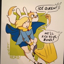 Fionna and Cake fanart Print