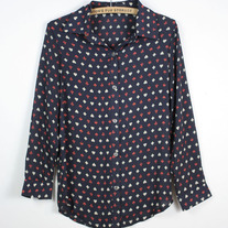 Chiffon Poker Blouse (Brand New)