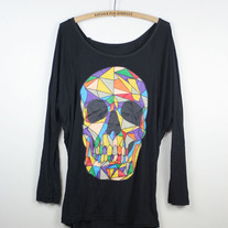 Colourful Skull Tunic/Dress Lightweight