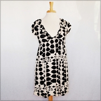 Black and White Stretch Dress