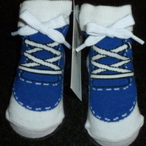 Blue Socks-Mudpie Size 0-12 Months NEW