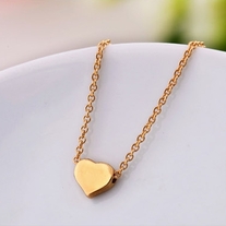Heart necklace - Gold