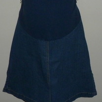 Denim Skirt-Maternity Announcements Size Medium  04271