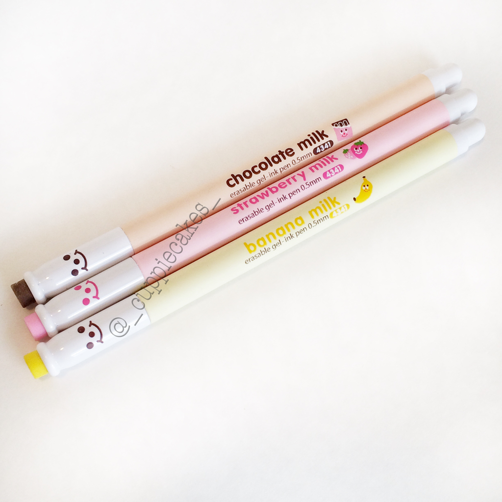 Little Baby Milk Erasable RollerBall Pen Gel Pen 0 5mm Black Gel Ink 