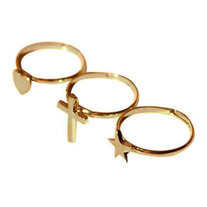 cross heart star set