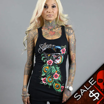 Sullen Morgan Feathers Tank Top