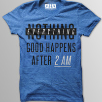 Everything Good - Men's Vintage Blue Tri-Blend T-Shirt 