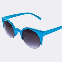Turquoise Half Frame Sunglasses