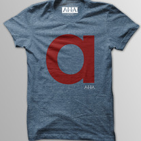 Scarlet Letter - Men's Indigo Tri-Blend T-Shirt