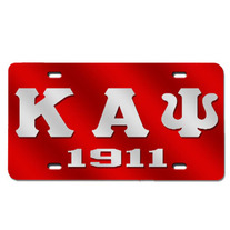 Kappa Alpha Psi License Plate w/trim
