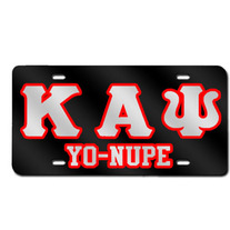 Kappa Alpha Psi Yo-Nupe Plate (Black)