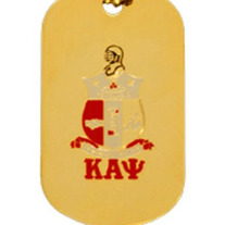 Kappa Alpha Psi Gold Shield Dog Tag