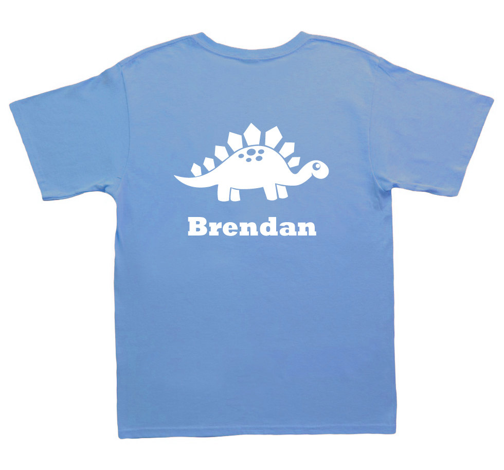 Dinosaur TShirt, Toddler Boys Shirt, Personalized Kids Clothing