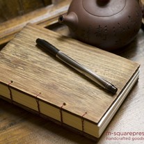 Letterpressed Paulownia Wooden Handcrafted Journal