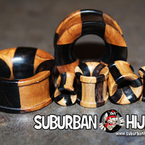Striped Wood Concave Tunnel