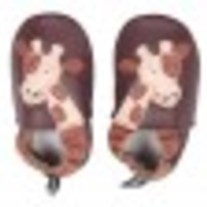 Tommy Tickle Giraffe on Chocolate Brown