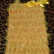 Yellow Fairy Bling Romper-Size 6-12 Months