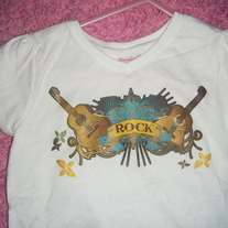 Girls 3T Guitar Rock Tee