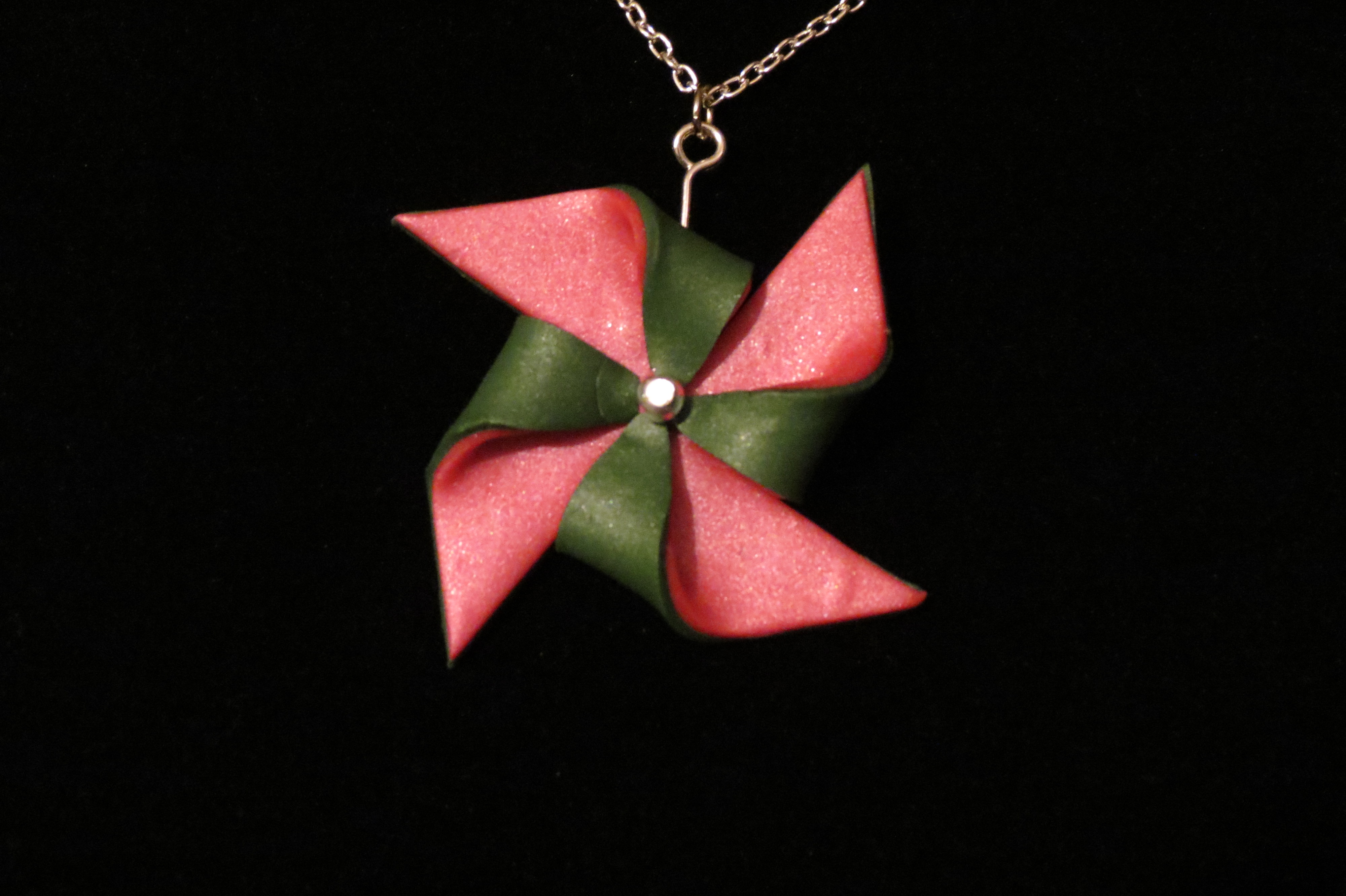 Twirling Pinwheel Necklace on Storenvy