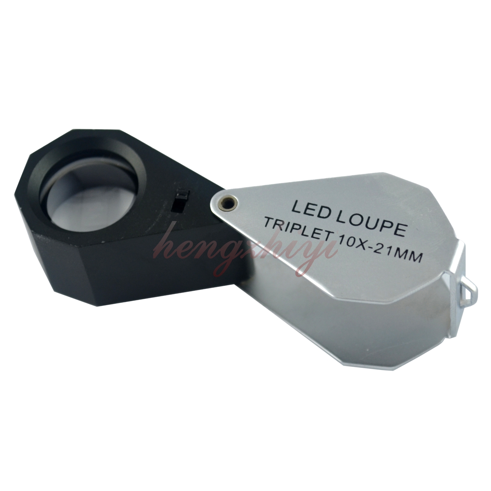 10X 21mm Jewellery Diamond Triplet Loupe Magnifier Lens w 6 LED Lights