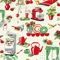 Fat Quarter-Michael Miller's Fifties Kitchen/CX1595