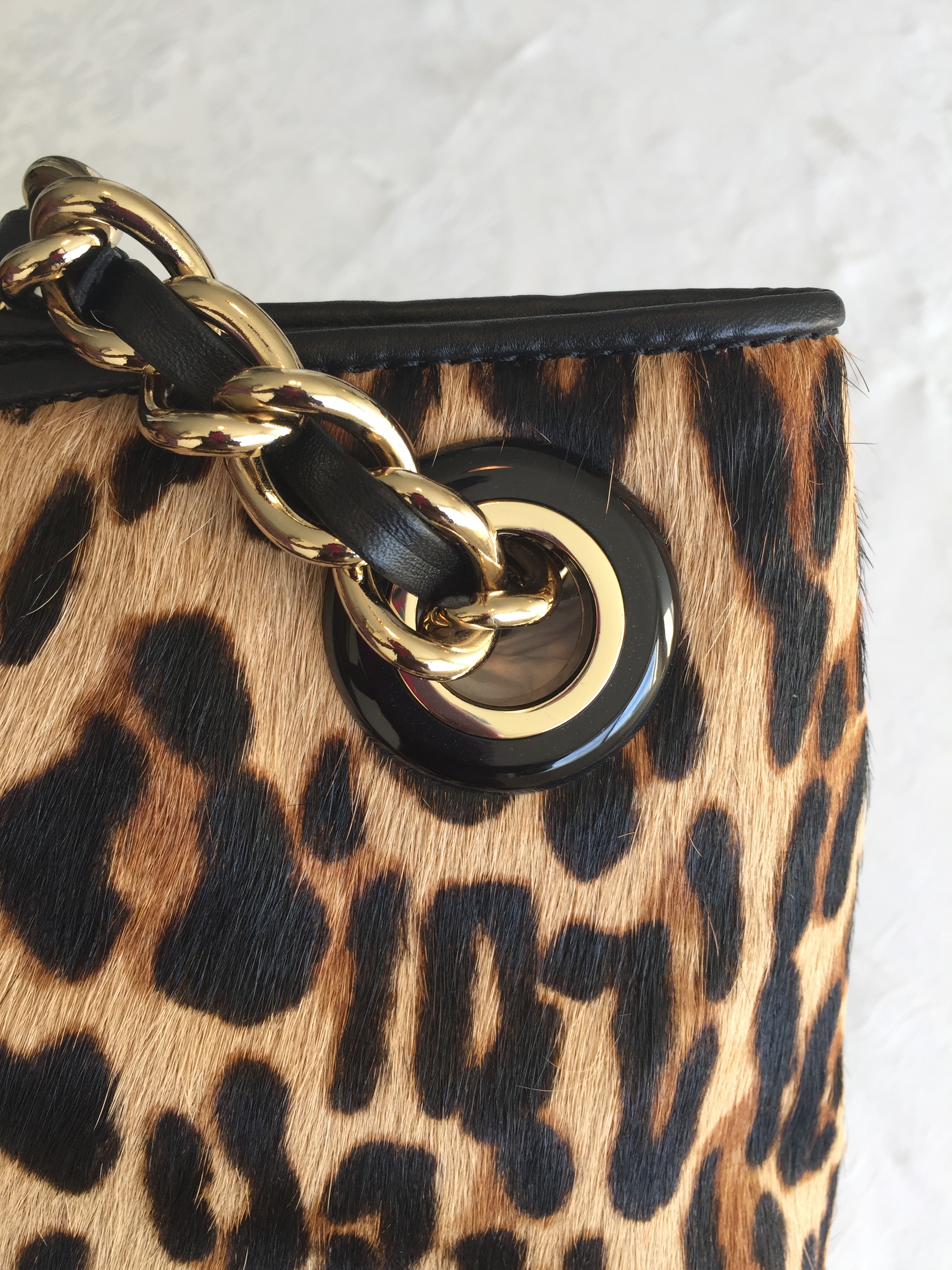 KATE SPADE "Streetcar Darya" Leopard Calf Hair Tote · Flair Advantage
