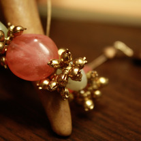 Watermelon Colors Necklace, Bracelet, and Earring Set
