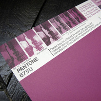 Vintage PANTONE® Poster - 675U