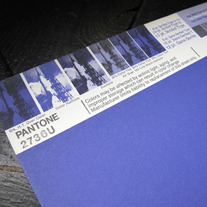 Vintage PANTONE® Poster - 2736U
