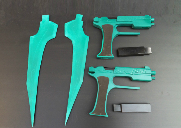 RWBY Lie Ren StormFlower Cosplay Weapon Prop for Sale · CosplayField