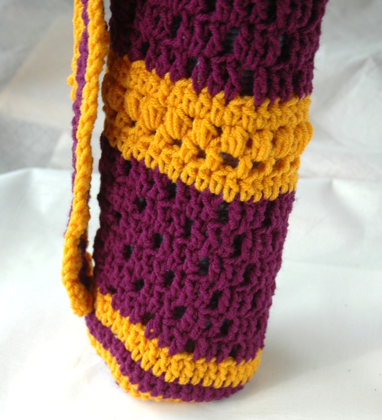 Custom Open Crochet Yoga Mat Bag on Storenvy