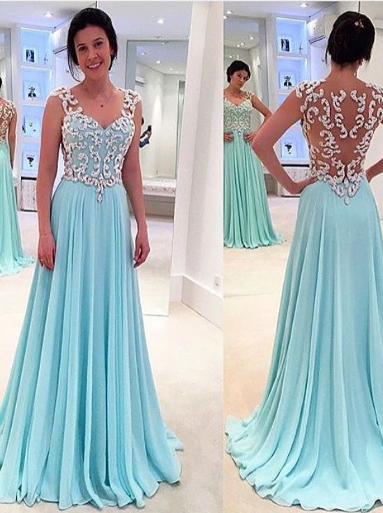 Modest A Line Sweetheart Strapless Light Blue Lace Prom Dresses Uk Promdress Me Uk