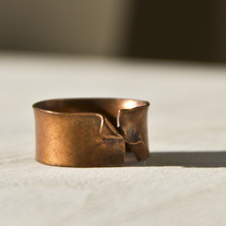 Curled Corners Ring